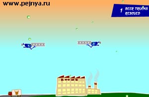Вы обороняете какую-то фабрику от каких-то шариков. Не легко.