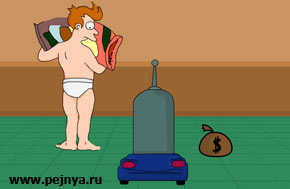 Гонки для фанатов мультфильма Футурама.