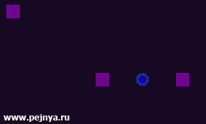 Обороняйте шарик с шипами от квадратиков и будет вам счастье.