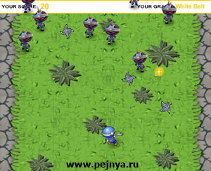 Очень красиво сделанная бродилка про ниньзя. Советую ознакомиться.