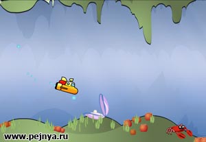 Игра в каторой вы управляете подводной субмариной.
